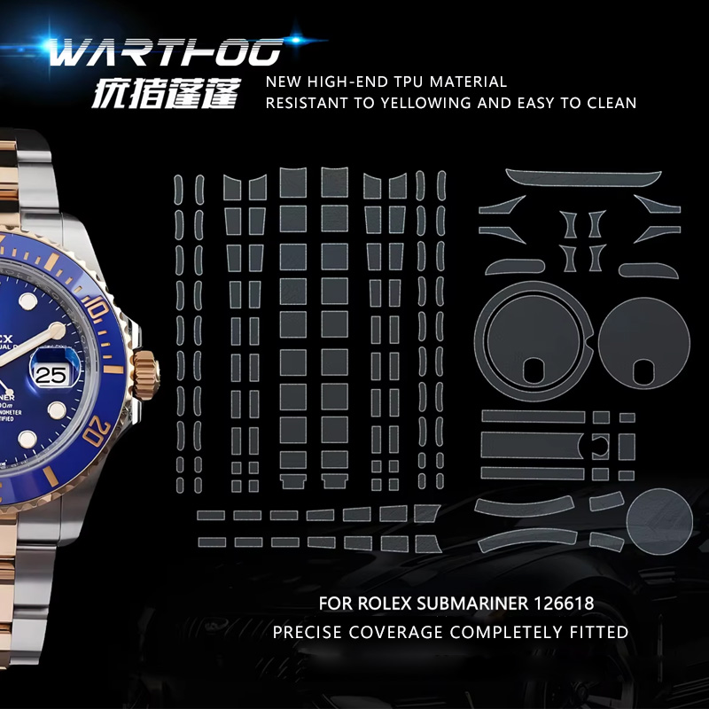Luxury Watch Rolex - เหมาะสำหรับฟิล์มป้องกันนาฬิกา Rolex รุ่น 126618 Submariner Series