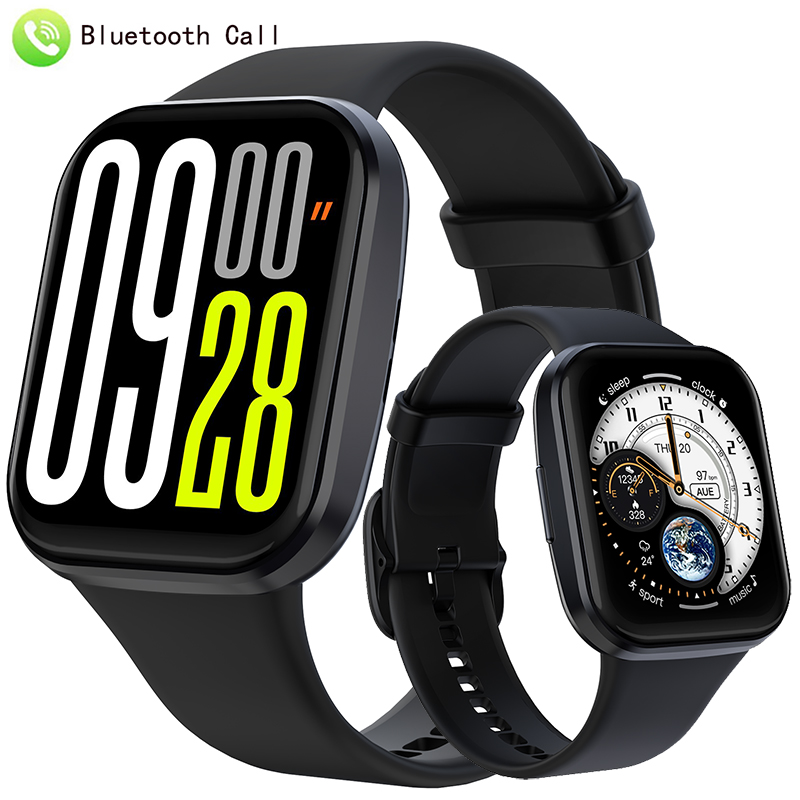 Luxury Watch On Rubber Strap - สมาร์ทวอทช์หรูหรา ปี 2026 นาฬิกาออกกำลังกาย ตรวจวัดอัตราการเต้นของหัวใจ กันน้ำ