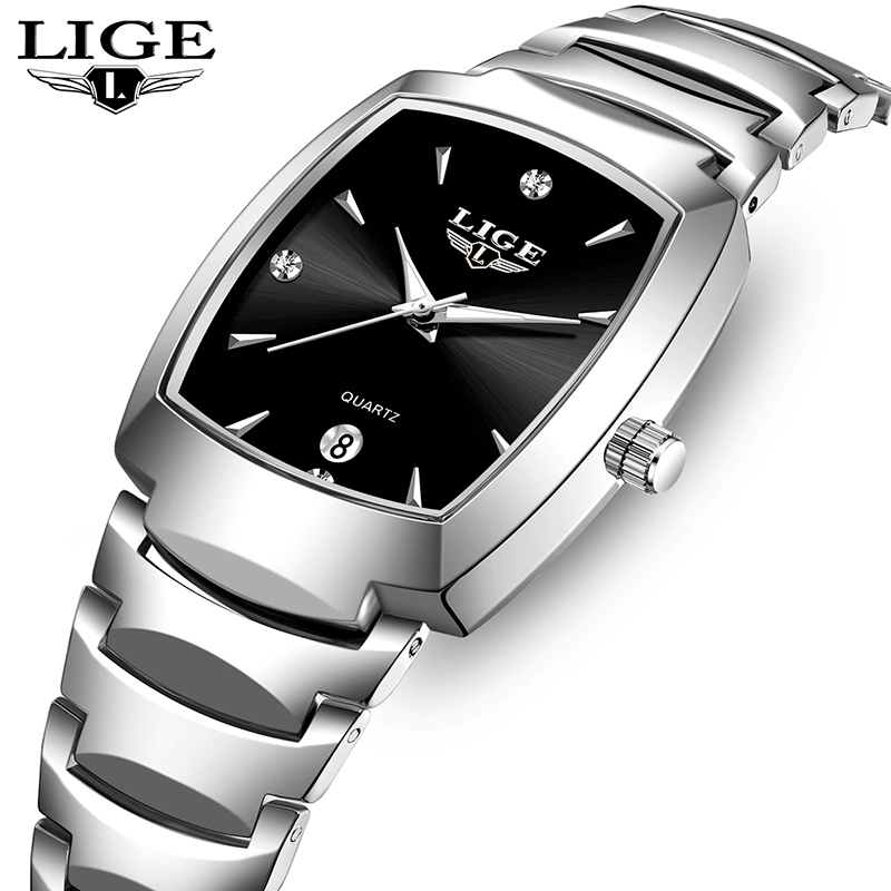 Luxury Watch Business - LIGE นาฬิกาผู้หญิงธุรกิจหรูหราสุภาพสตรีนาฬิกาหญิงนาฬิกากันน้ําแฟชั่นควอตซ์นาฬิกาเรียบง่ายสําหรับ Wome montre femme +