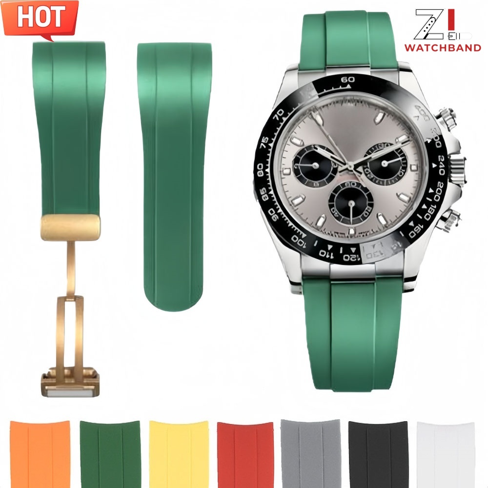 Luxury Watch Rolex - สายยางซิลิโคน Rolex 22 มม. สำหรับ Submariner