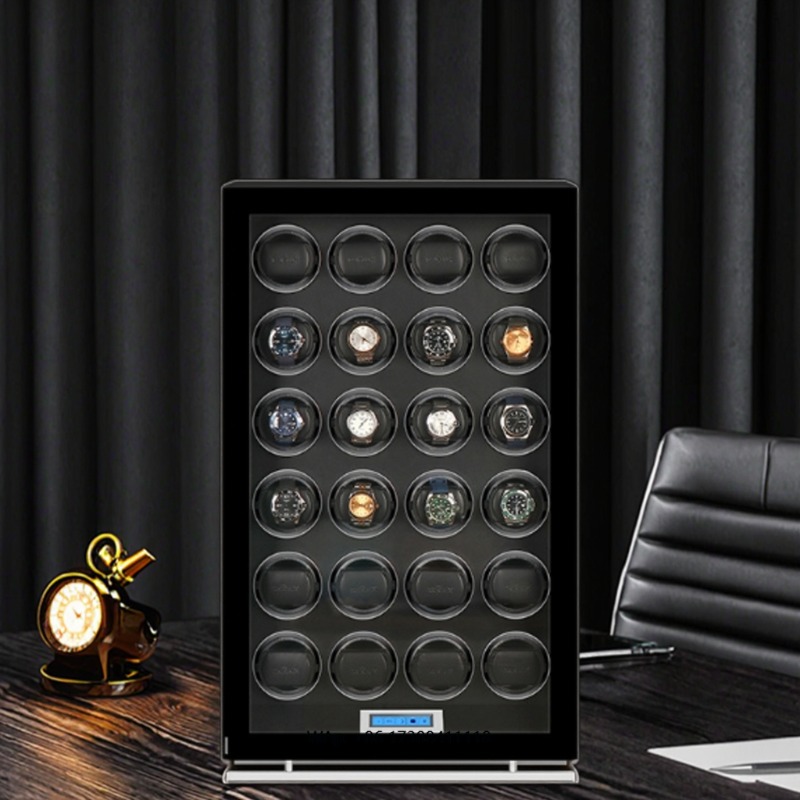 Luxury Watch Quality - กล่องหมุนนาฬิกาอัตโนมัติ 24 ช่อง คุณภาพสูง ทนทาน เงียบสงบ