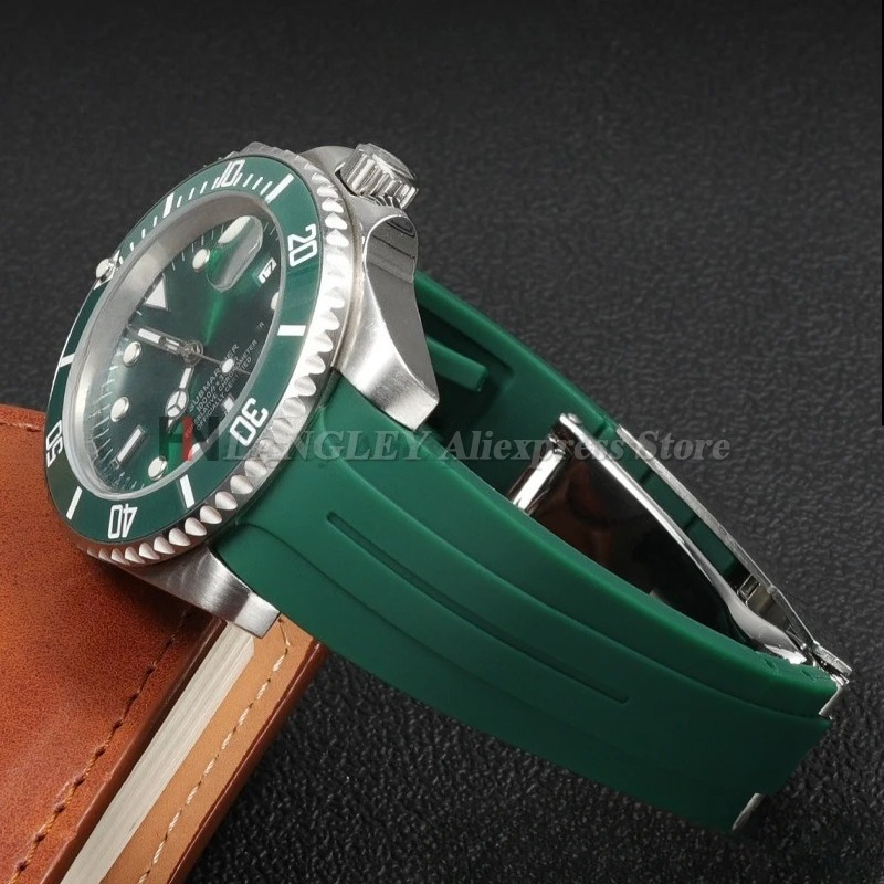 20mm 21mm 22mm Curved End Sili - Luxury Watch Rolex บทวิจารณ์และราคา