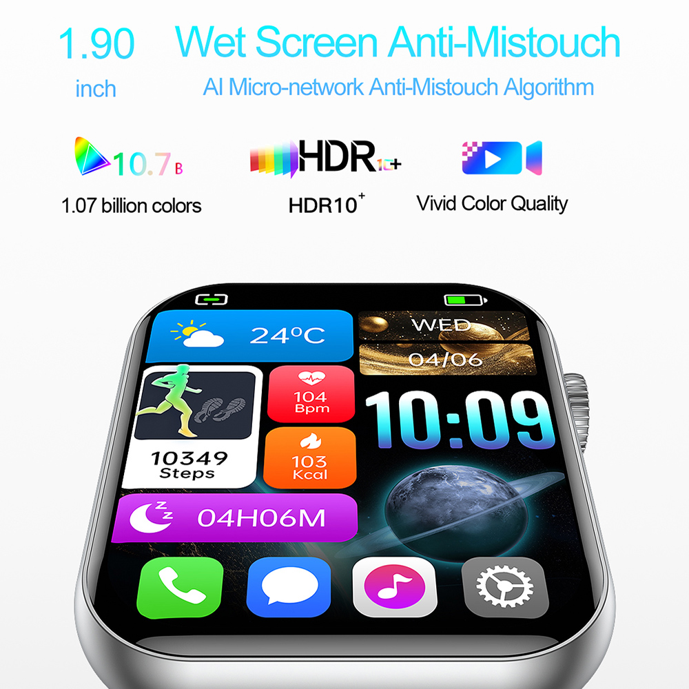 สมาร์ทวอทช์หรูหรา ตรวจวัดสุขภา - Luxury Watch On Rubber Strap บทวิจารณ์และราคา