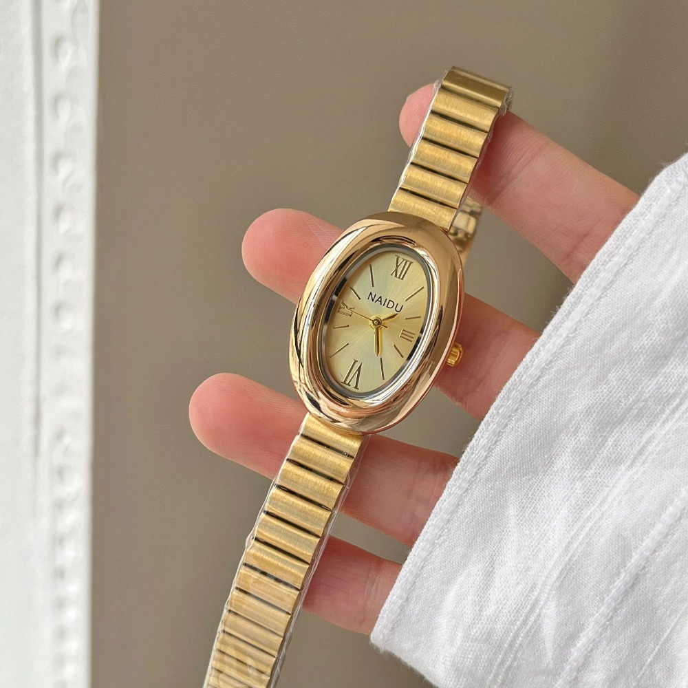 นาฬิกาควอตซ์ผู้หญิงทรงรีสีทองแ - Luxury Watch Brand For Women บทวิจารณ์และราคา