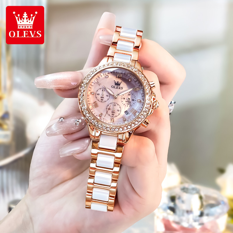 OLEVS 9999 นาฬิกาผู้หญิงยี่ห้อ - Luxury Watch Brand For Women บทวิจารณ์และราคา