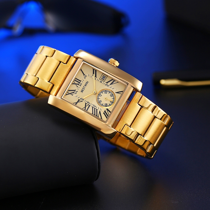 ผู้ชายหรูหรานาฬิกาผู้ชายทองสีข - Luxury Watch Quality บทวิจารณ์และราคา
