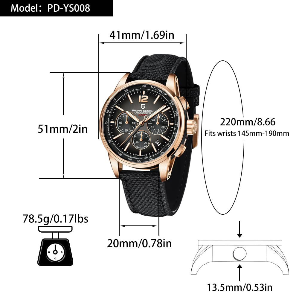 นาฬิกาข้อมือผู้ชาย PAGANI DESI - Luxury Watch Investment บทวิจารณ์และราคา