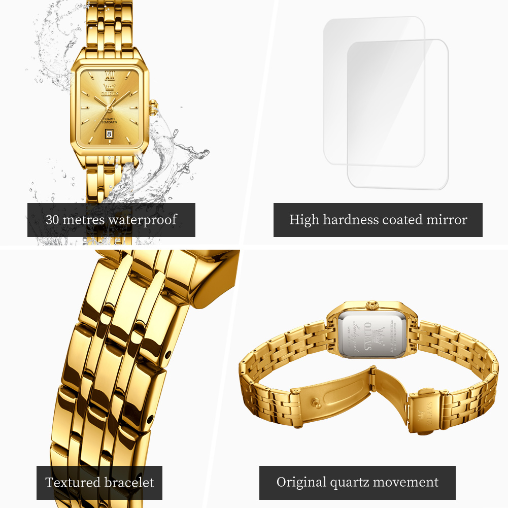 OLEVS แบรนด์หรูผู้หญิงนาฬิกากั - Luxury Watch Brand For Women บทวิจารณ์และราคา