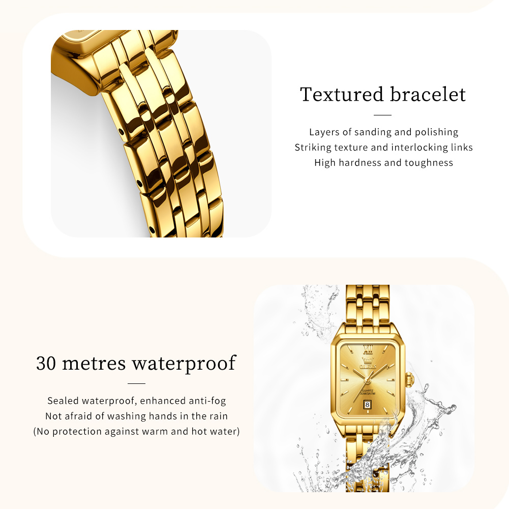OLEVS แบรนด์หรูผู้หญิงนาฬิกากั - Luxury Watch Brand For Women บทวิจารณ์และราคา