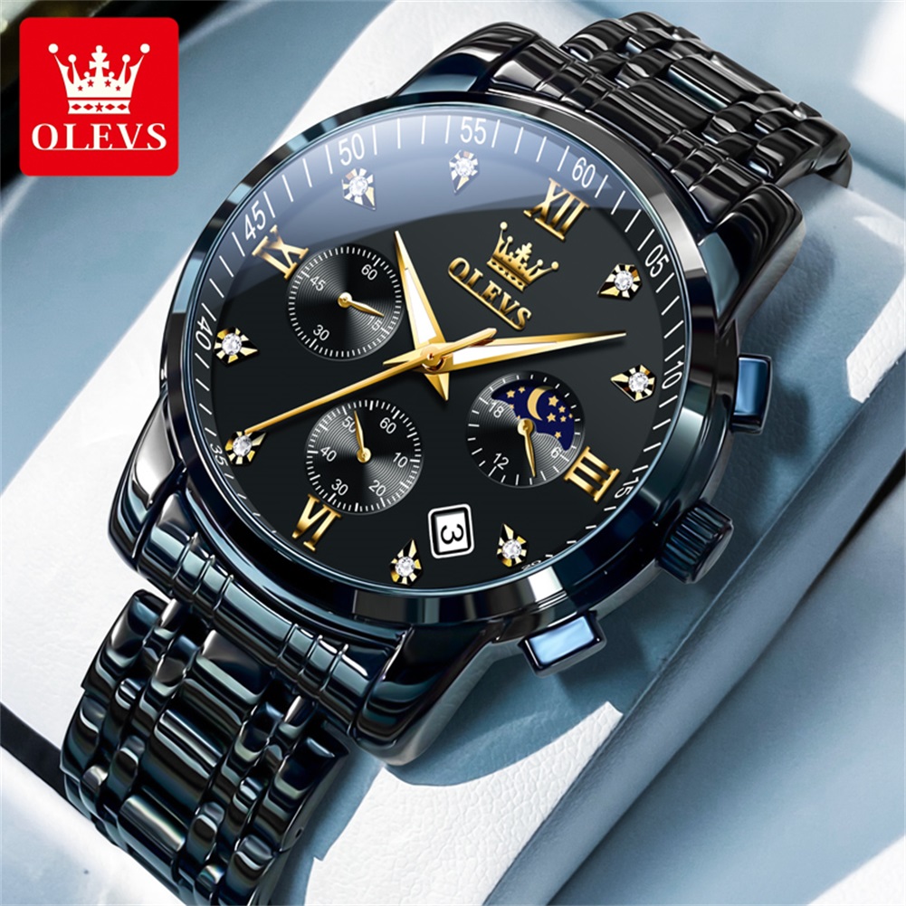 OLEVS นาฬิกาผู้ชายยอดนิยมสแตนเ - Luxury Watch Investment บทวิจารณ์และราคา
