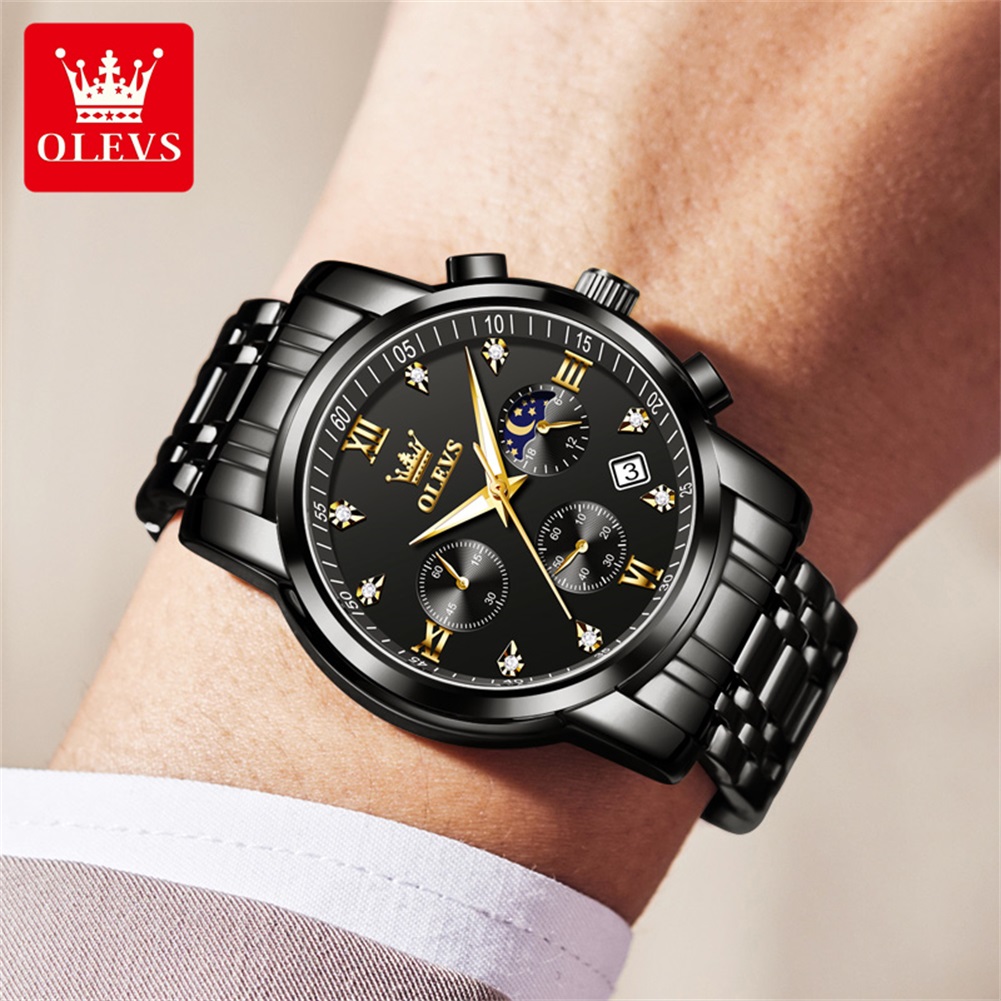 OLEVS นาฬิกาผู้ชายยอดนิยมสแตนเ - Luxury Watch Investment บทวิจารณ์และราคา