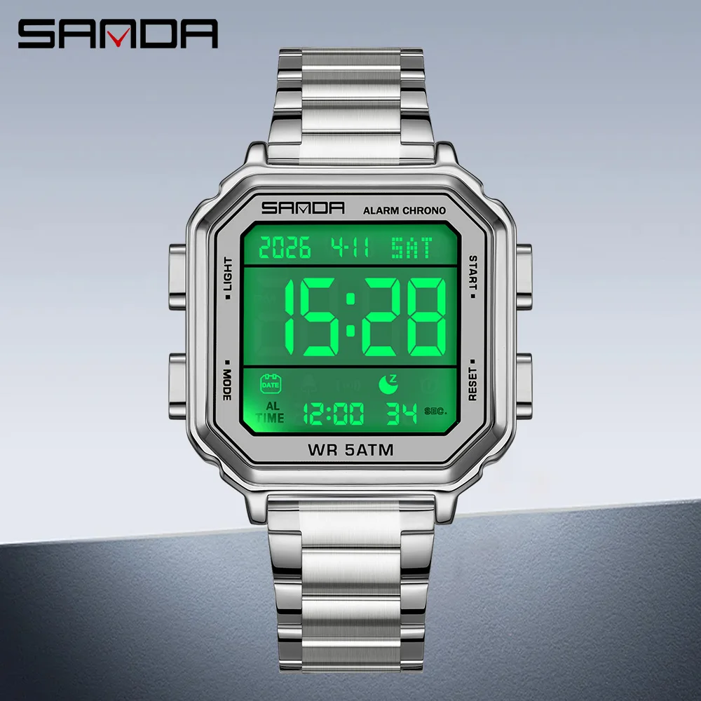 SANDA 6379 นาฬิกาอิเล็กทรอนิกส - Luxury Watch Tier บทวิจารณ์และราคา