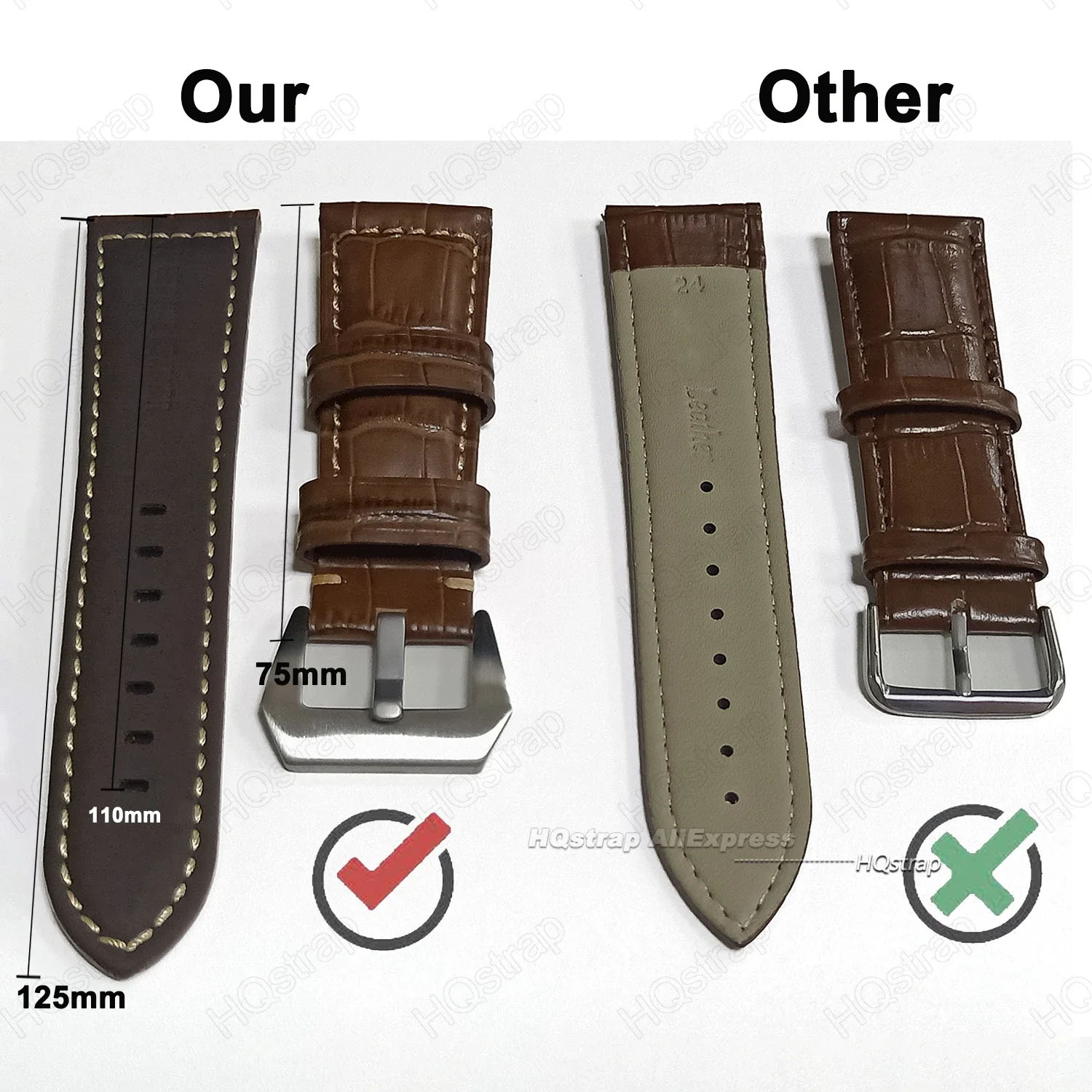 สายหนังสำรองอเนกประสงค์สำหรับน - Luxury Watch Panerai บทวิจารณ์และราคา
