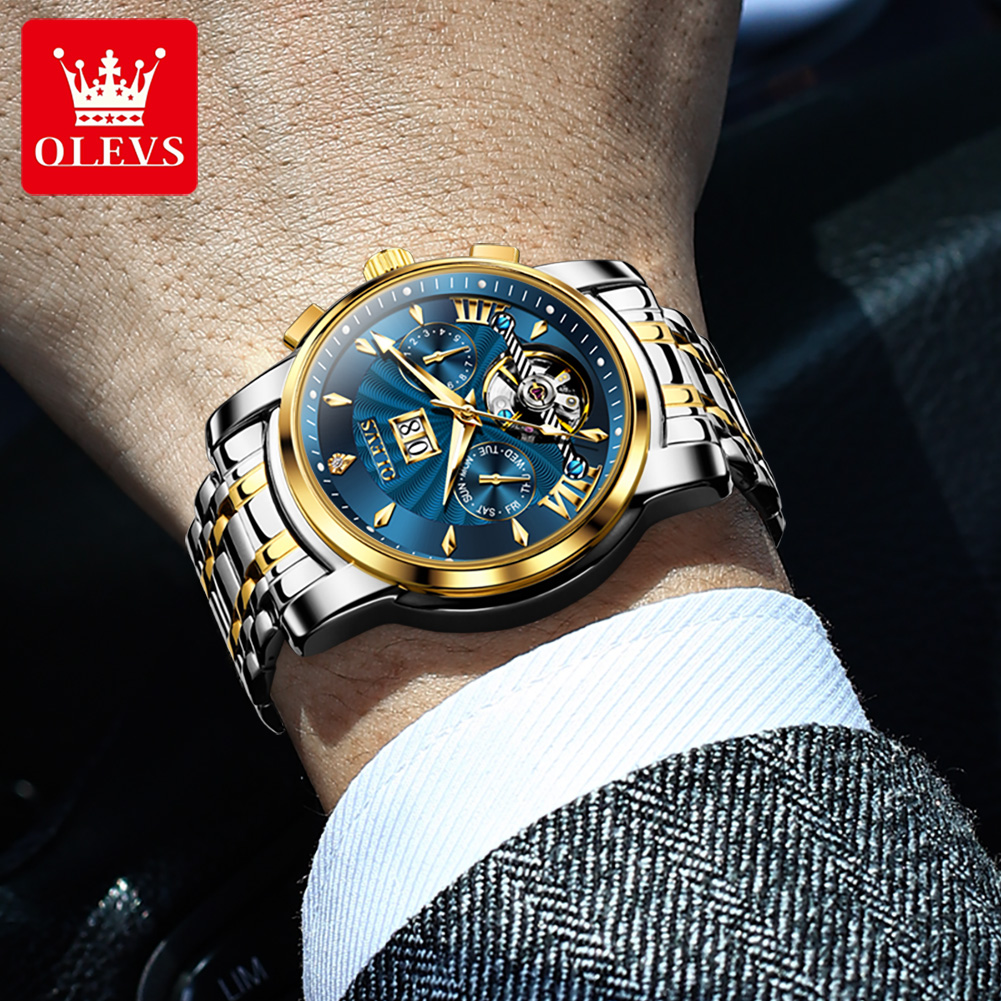 นาฬิกา OLEVS สำหรับผู้ชาย หรูห - Luxury Watch Business บทวิจารณ์และราคา