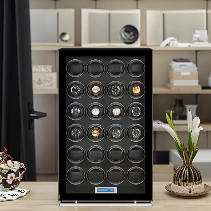 กล่องหมุนนาฬิกาอัตโนมัติ 24 ช่ - Luxury Watch Quality บทวิจารณ์และราคา